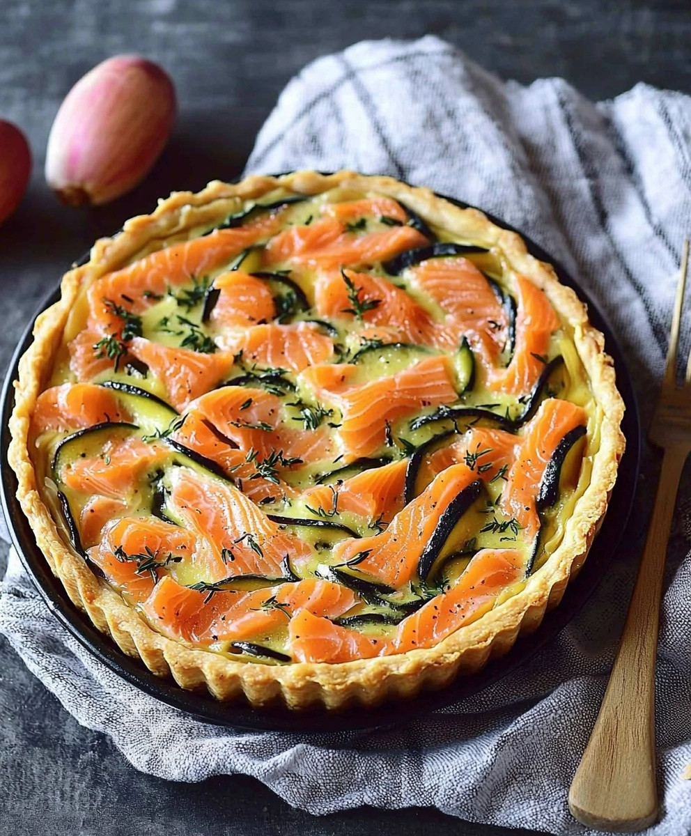 tarte saumon fumé