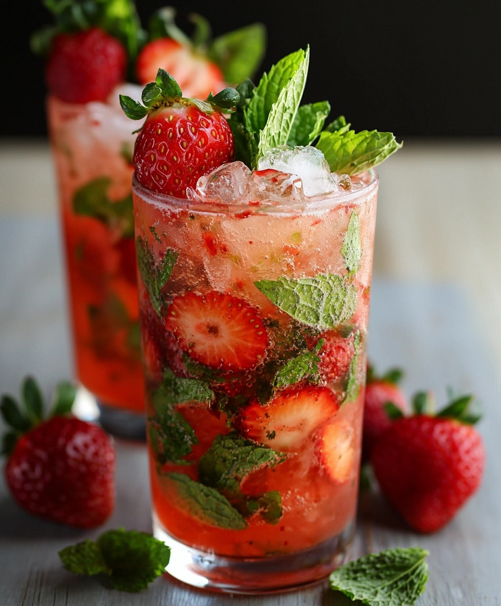 Mojito aux fraises