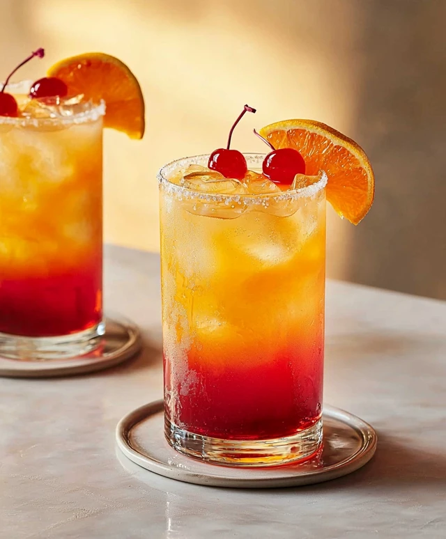 Tequila Sunrise cocktail