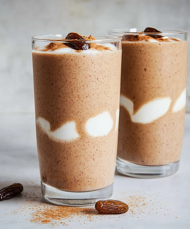Smoothie cannelle dattes