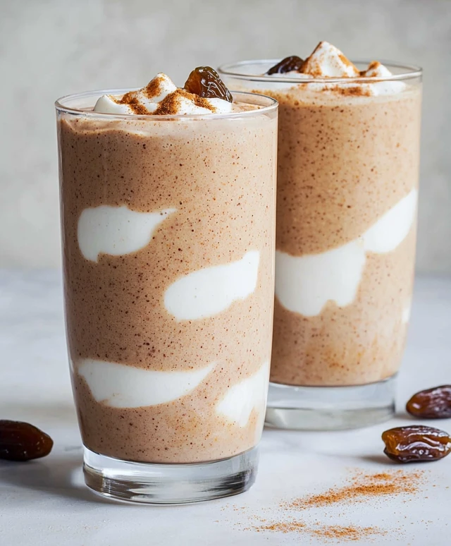 Smoothie cannelle dattes