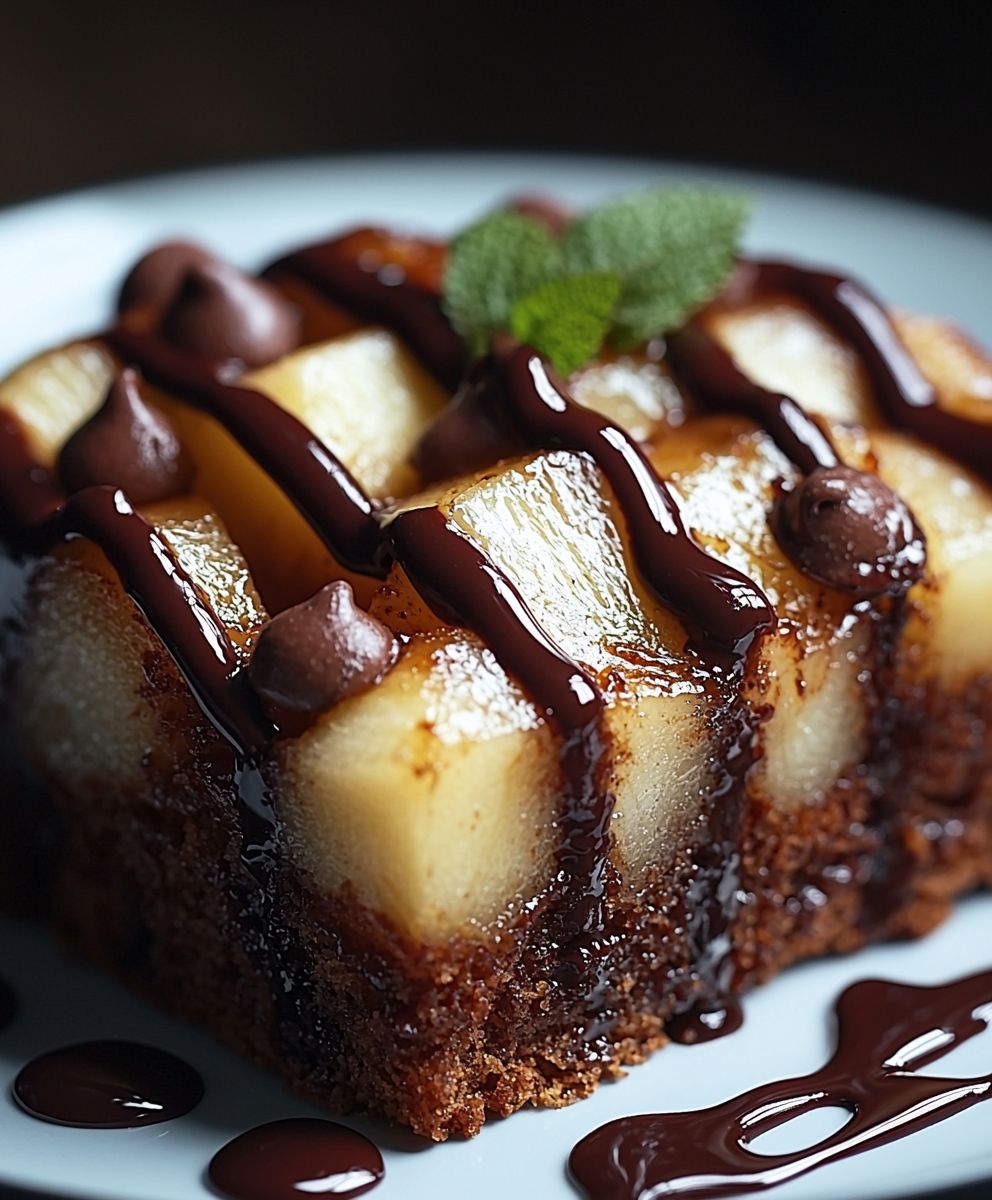 Gateau pommes pepites chocolat