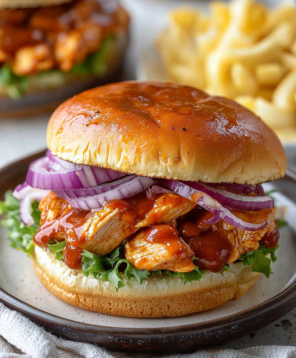 sandwich poulet barbecue