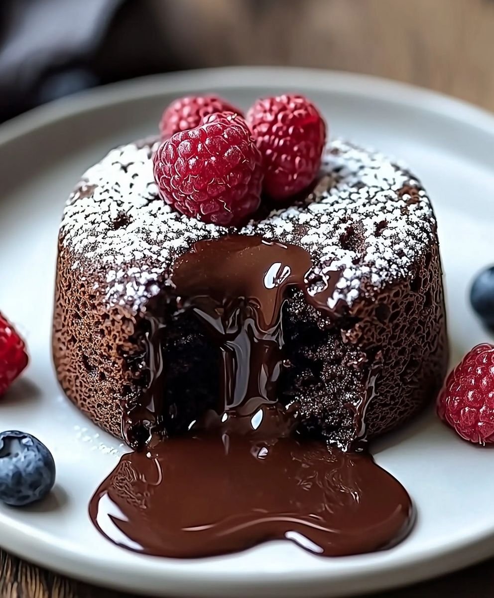 Moelleux chocolat coeur coulant facile