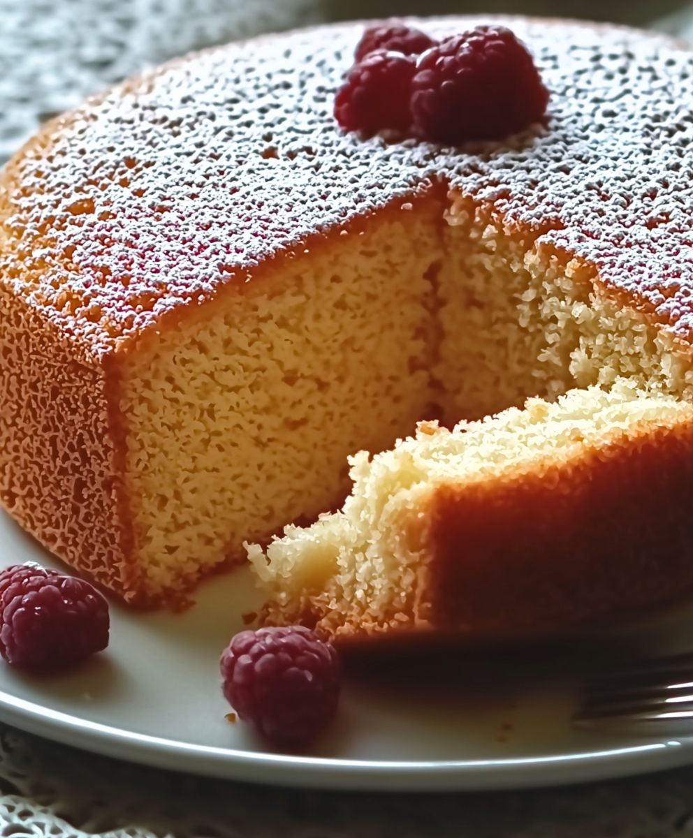 Gateau nature moelleux