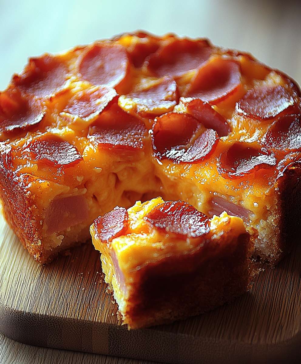 Cake jambon fromage grand mere