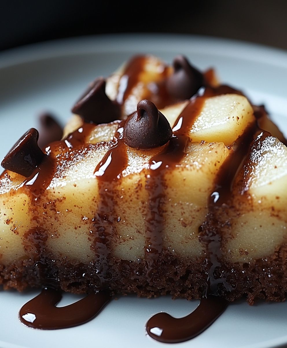 Gateau pommes pepites chocolat