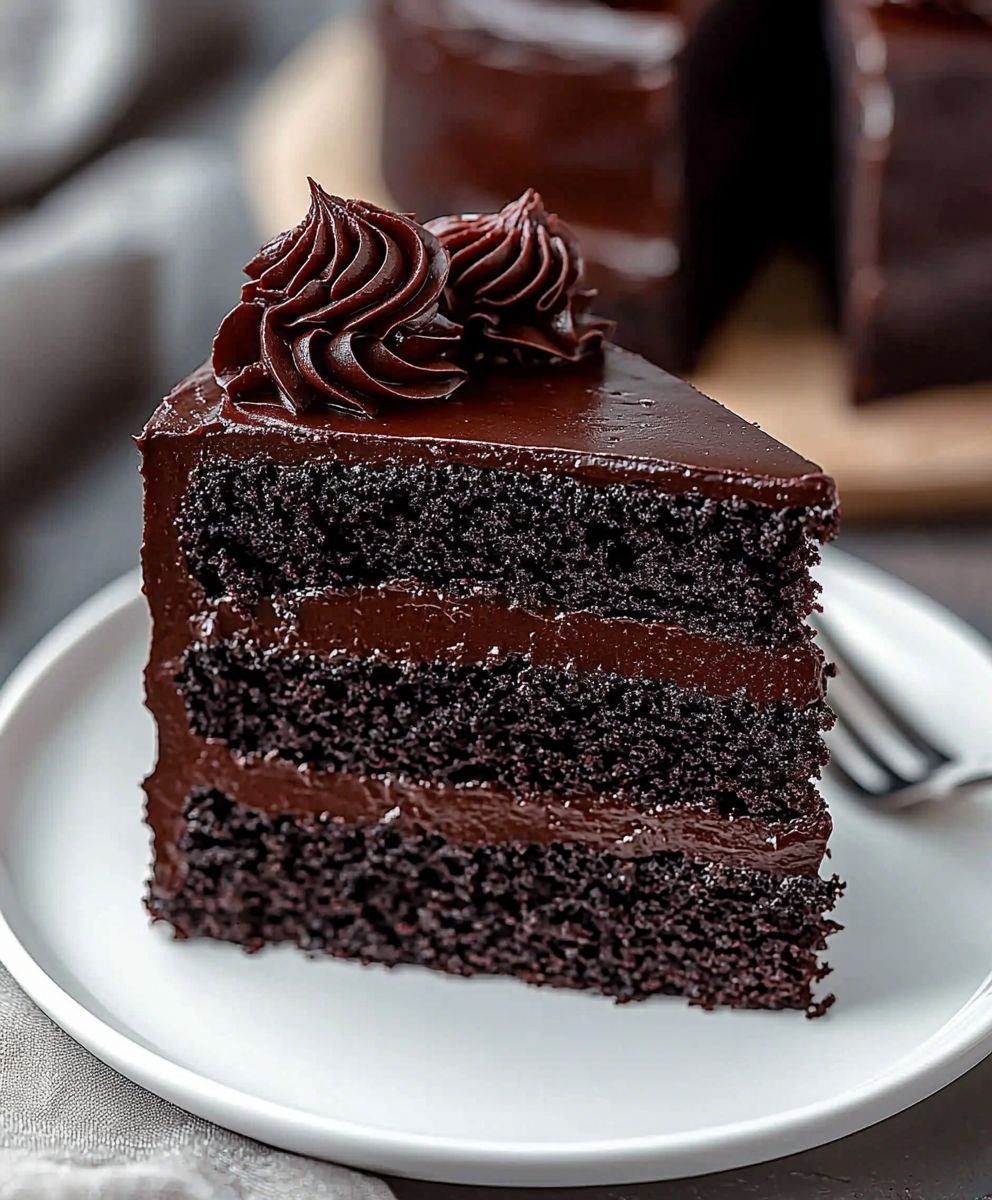 Gâteau velours noir