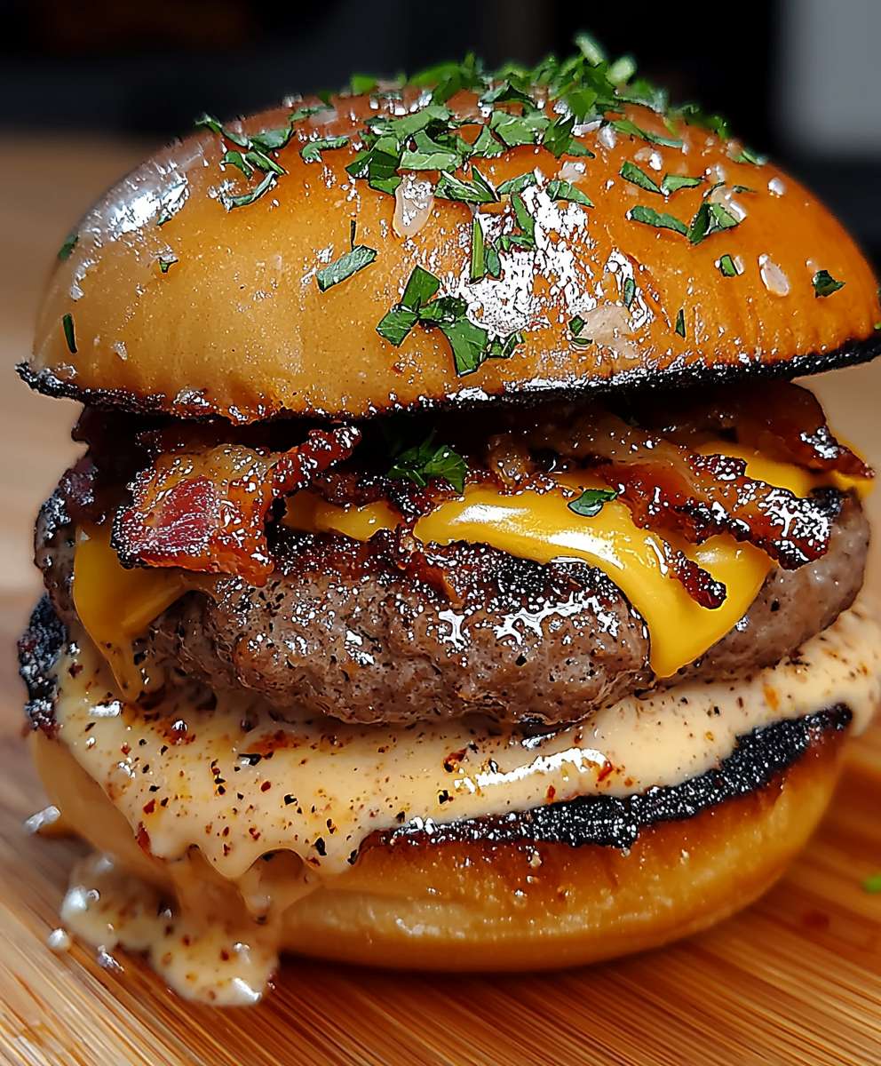 Burgers smash sauce baconnaise