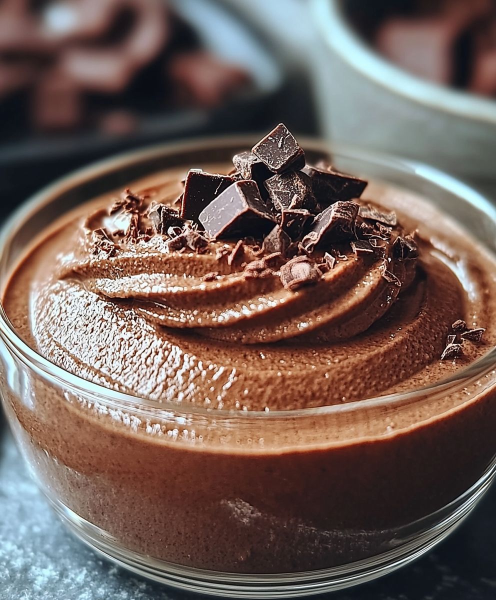Mousse au chocolat IG bas