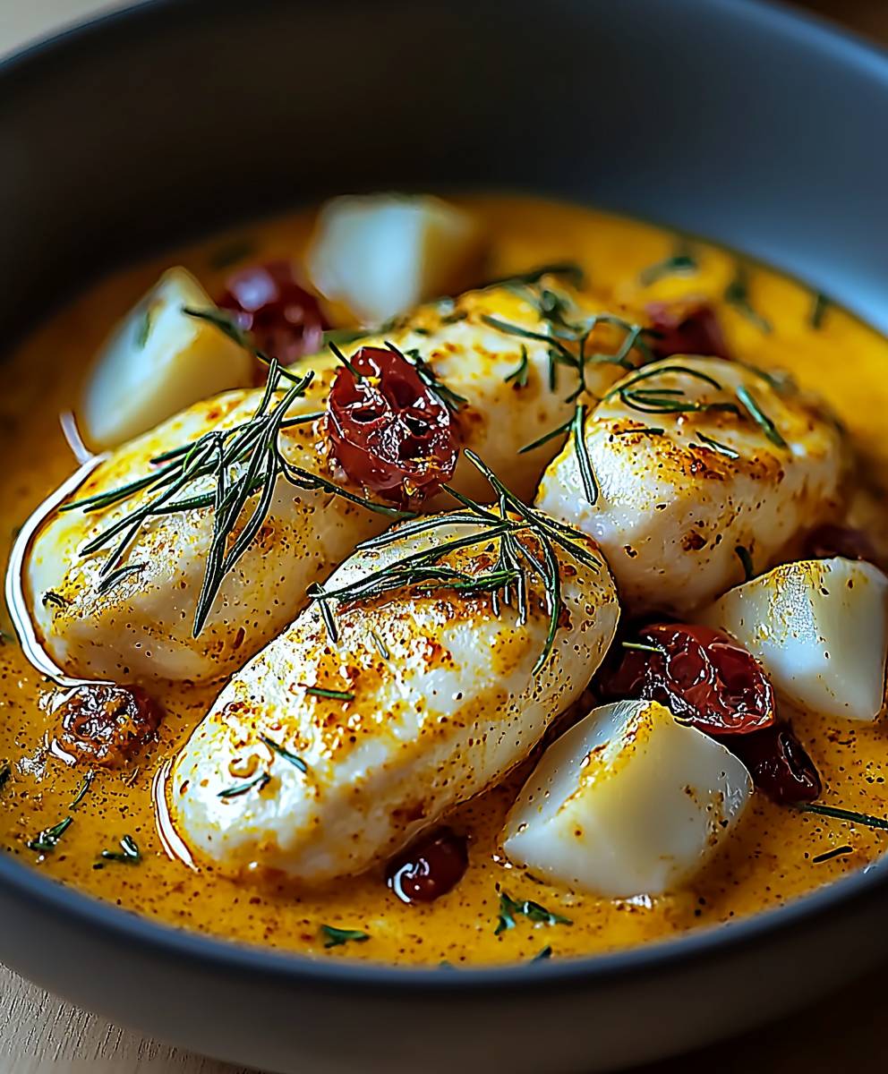 Blanquette océane curry coco