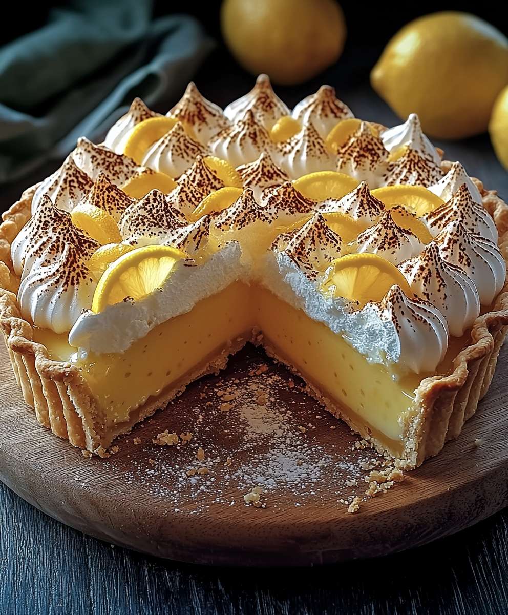 Tarte au citron meringuée