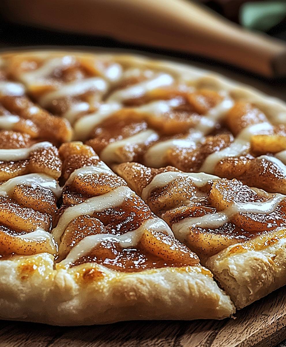 Pizza cannelle sucre pâte feuilletée