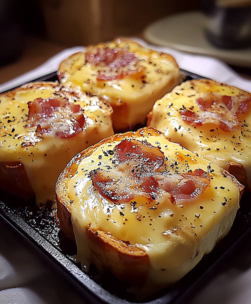 Croque Monsieur Lardons Fromage Chèvre