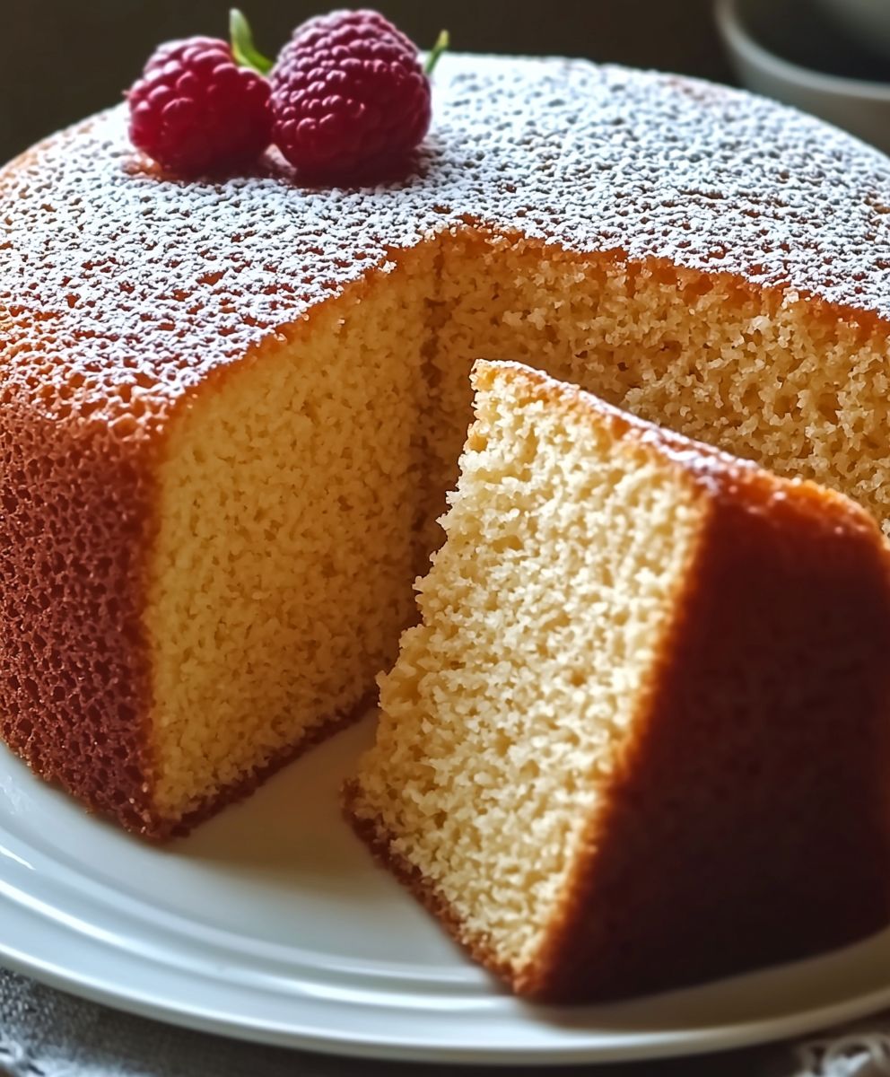Gateau nature moelleux