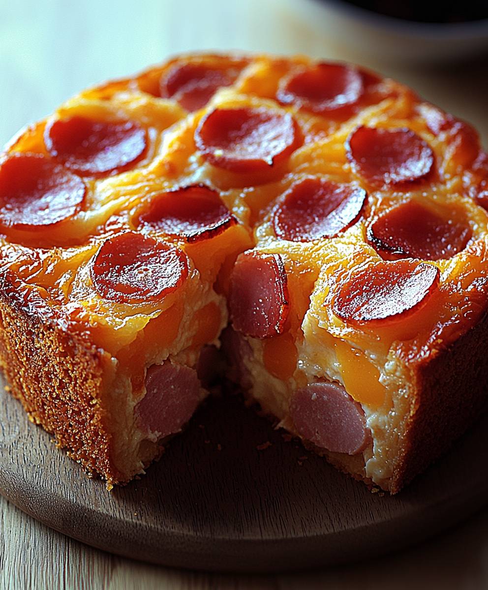 Cake jambon fromage grand mere