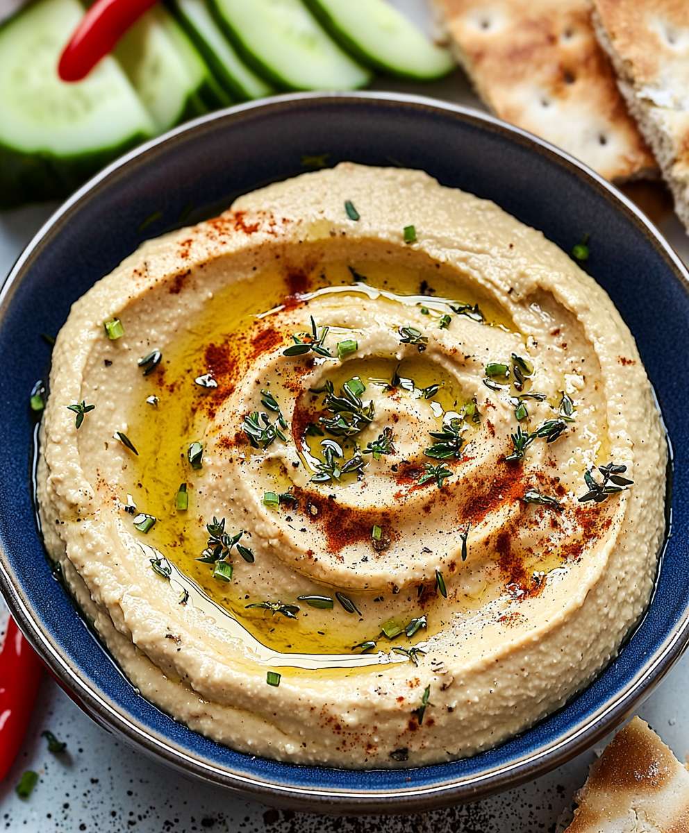 Houmous crémeux classique