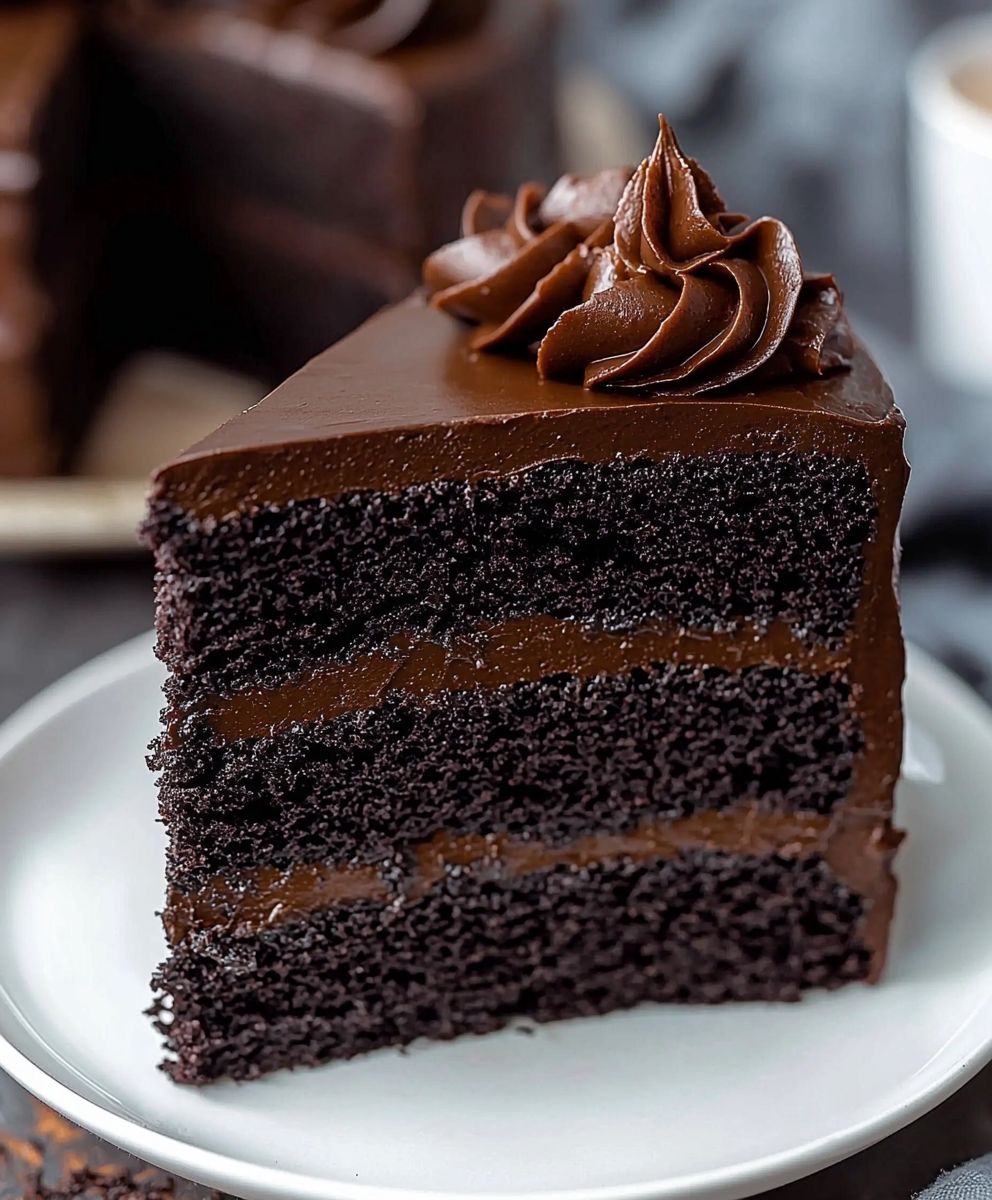 Gâteau velours noir