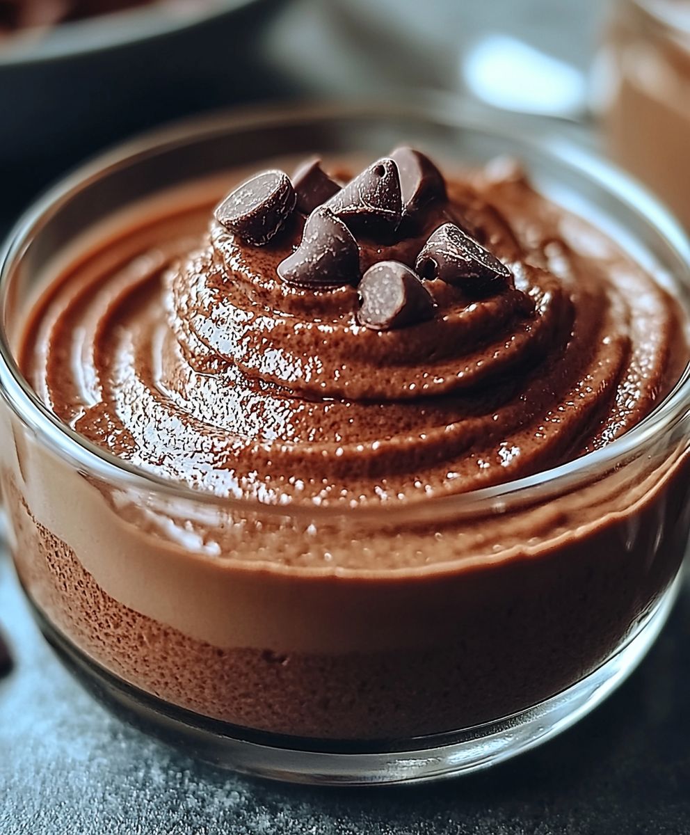 Mousse au chocolat IG bas