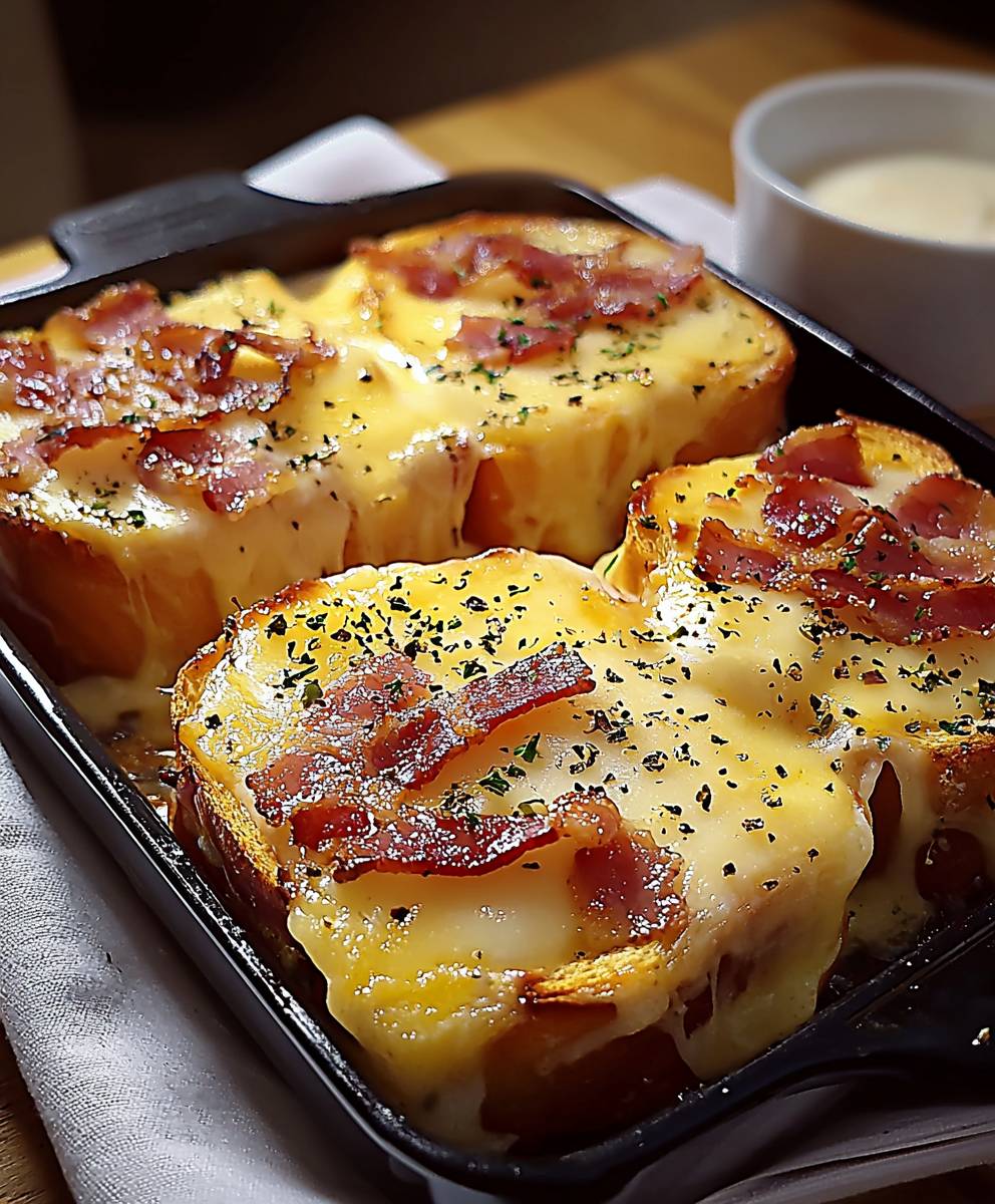 Croque Monsieur Lardons Fromage Chèvre