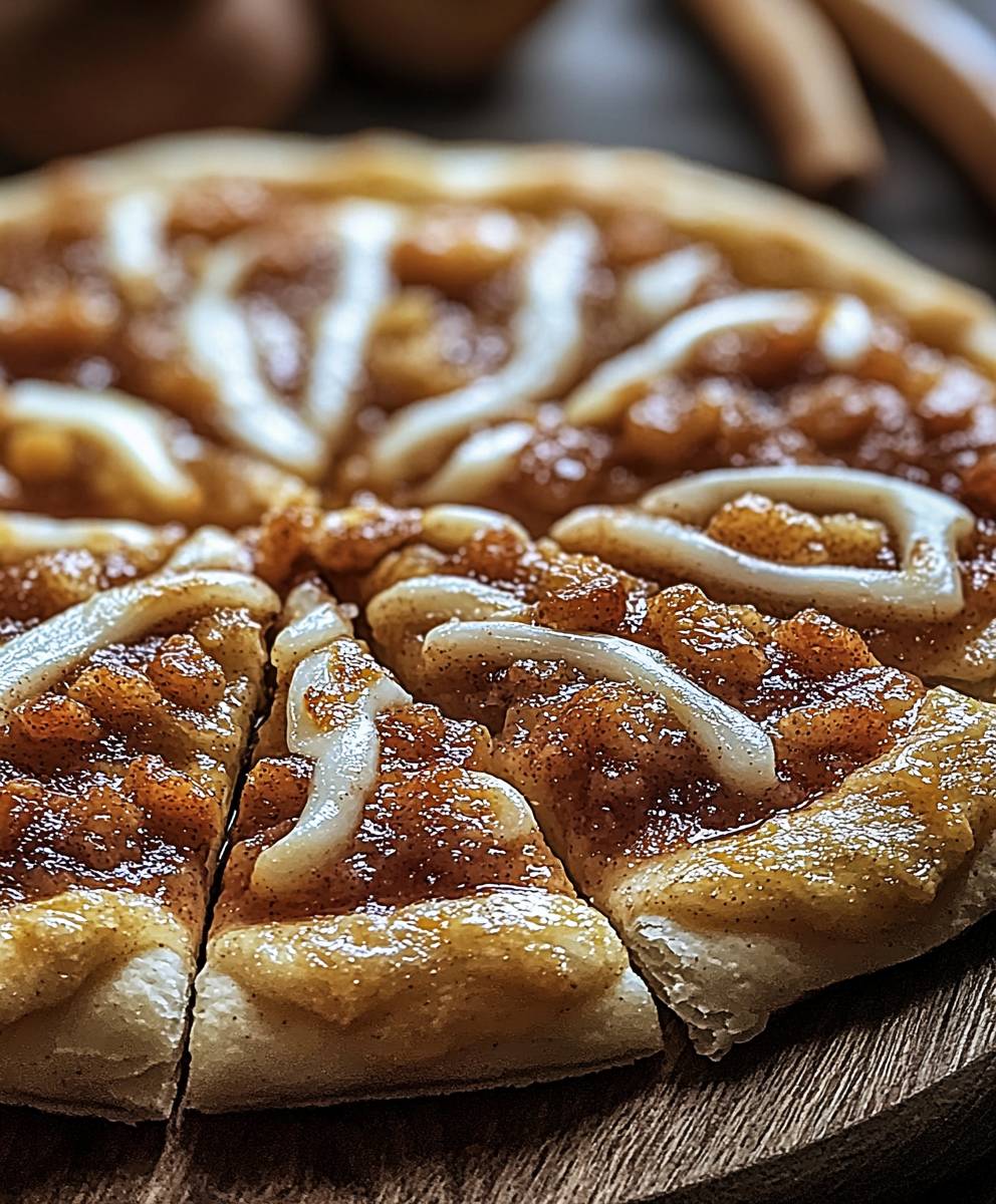 Pizza cannelle sucre pâte feuilletée
