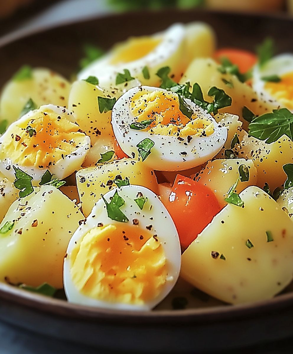 Salade de pommes de terre ufs