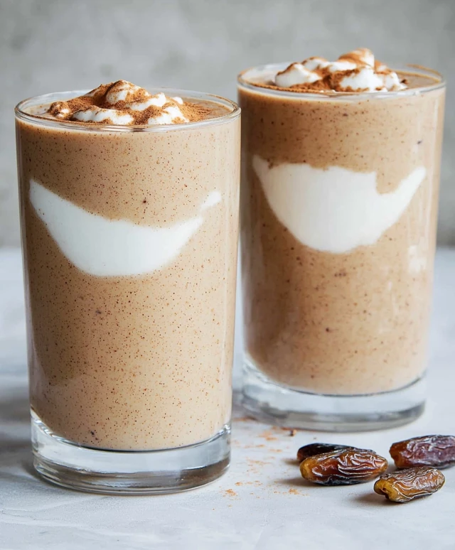 Smoothie cannelle dattes