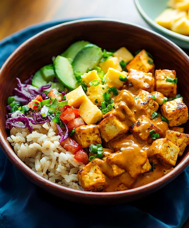 Bols de burritos mangue tofu