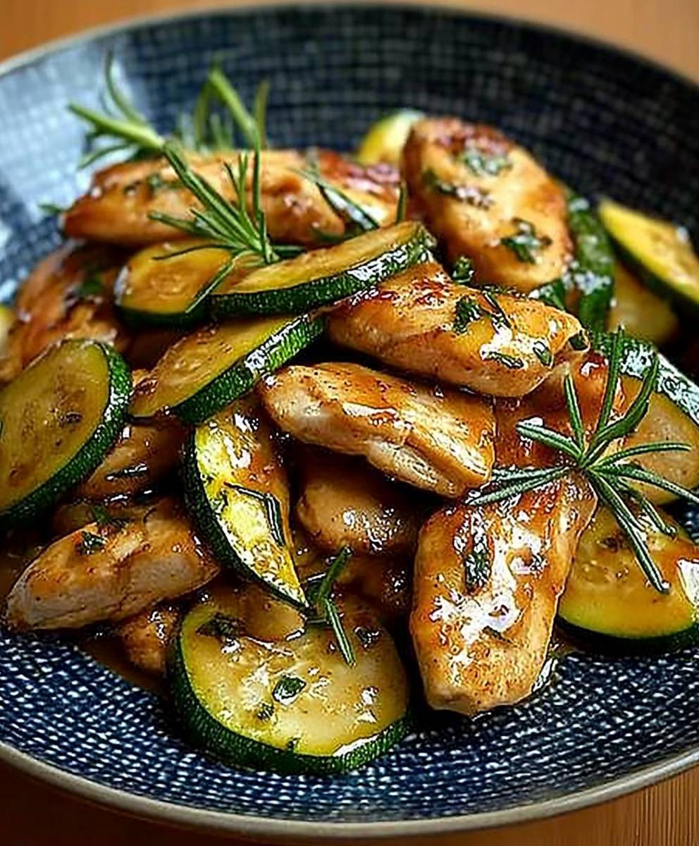 Sauté de Poulet Courgette
