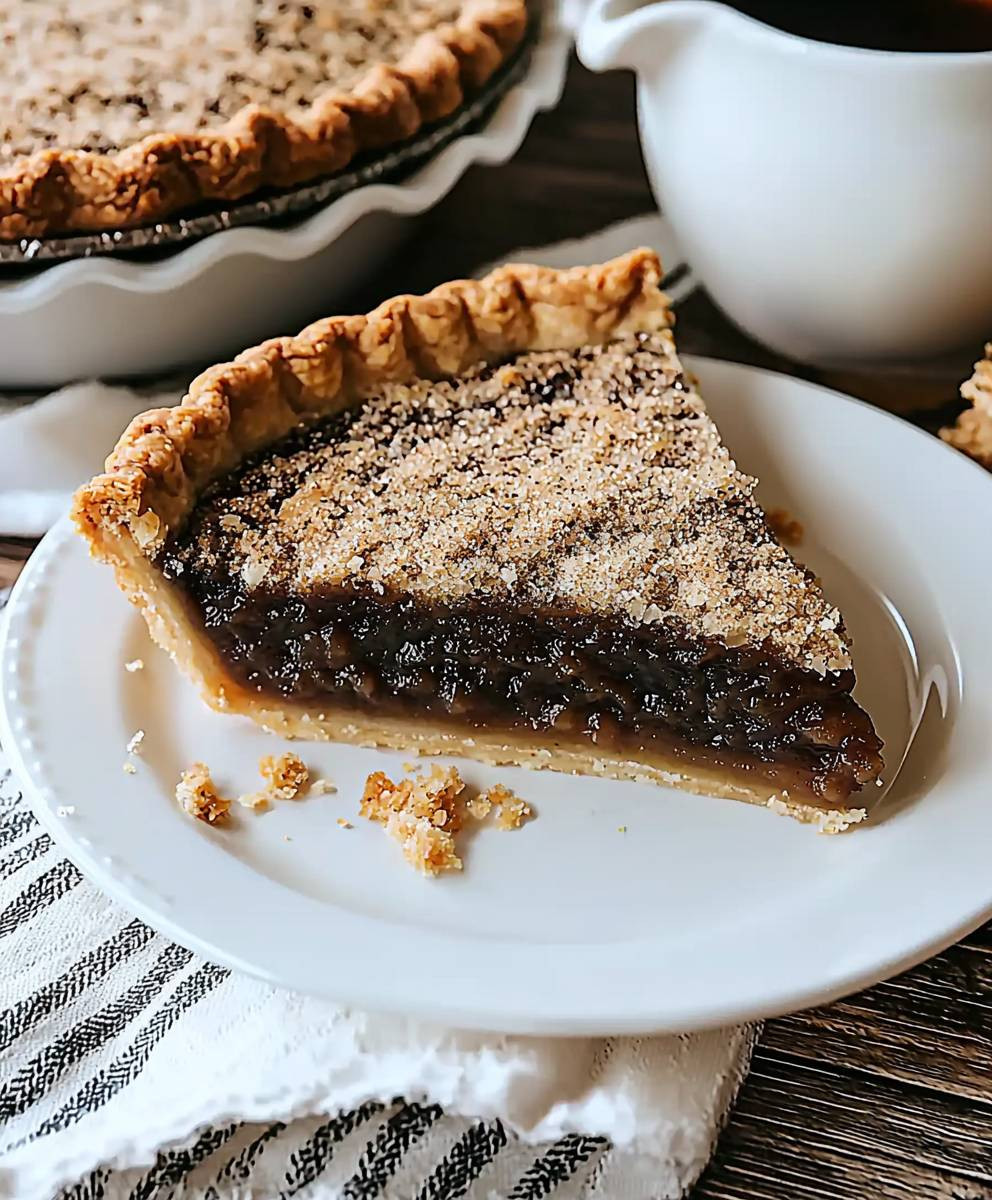 Tarte Shoofly délicieuse