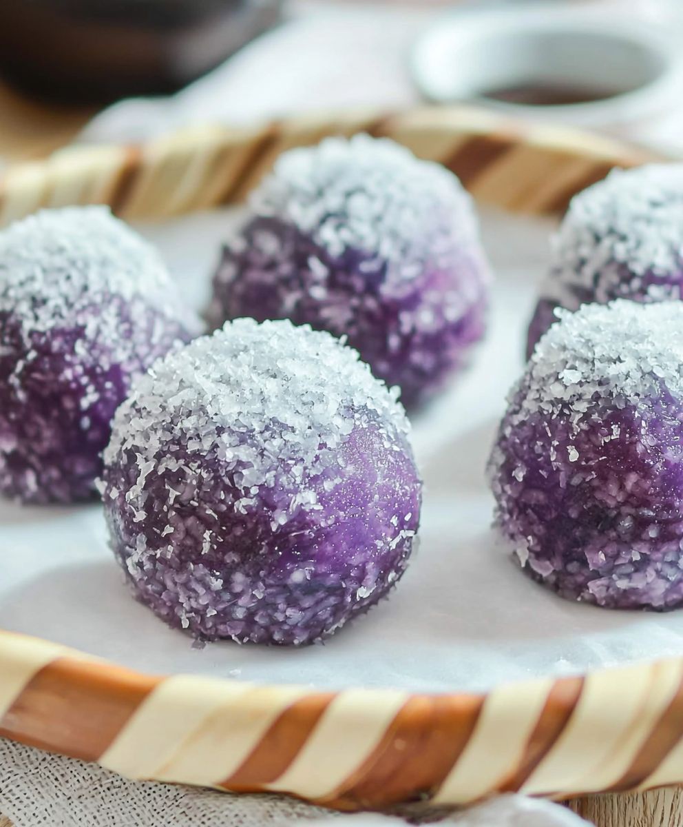 Mochi igname violette
