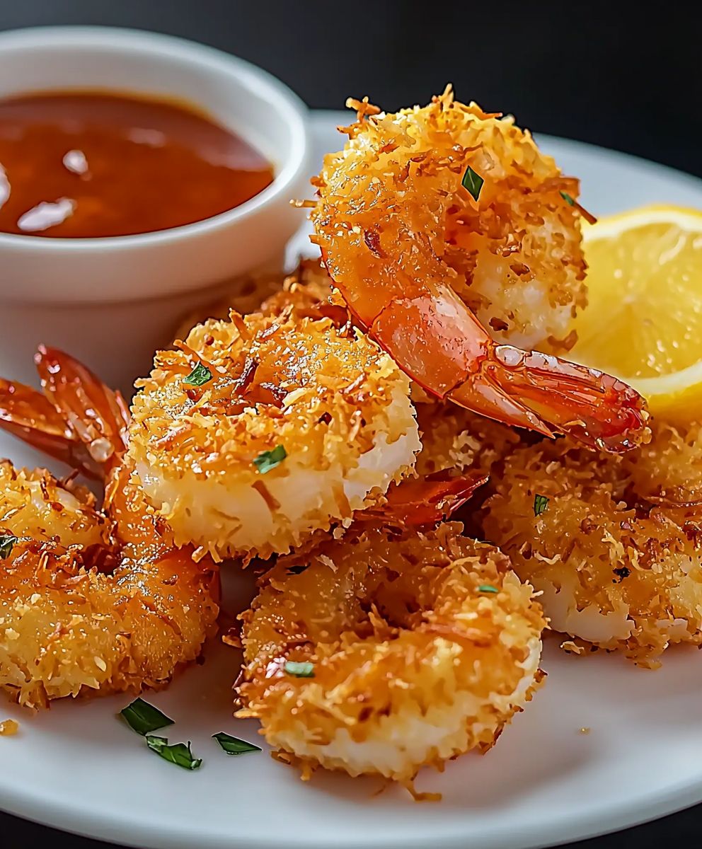 Crevettes noix de coco croustillantes