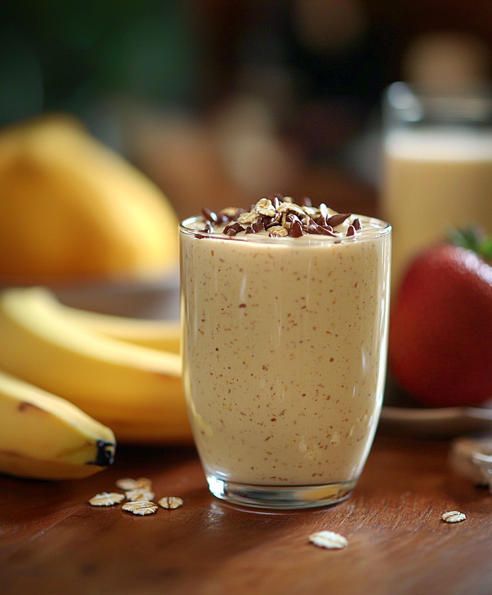 Smoothie avoine jaune