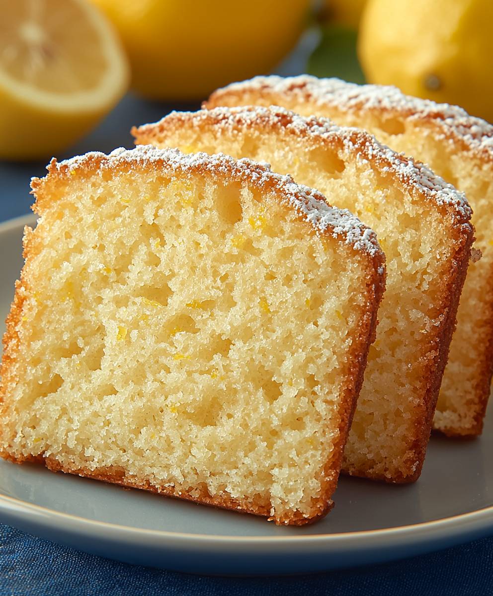 Moelleux citron sans beurre