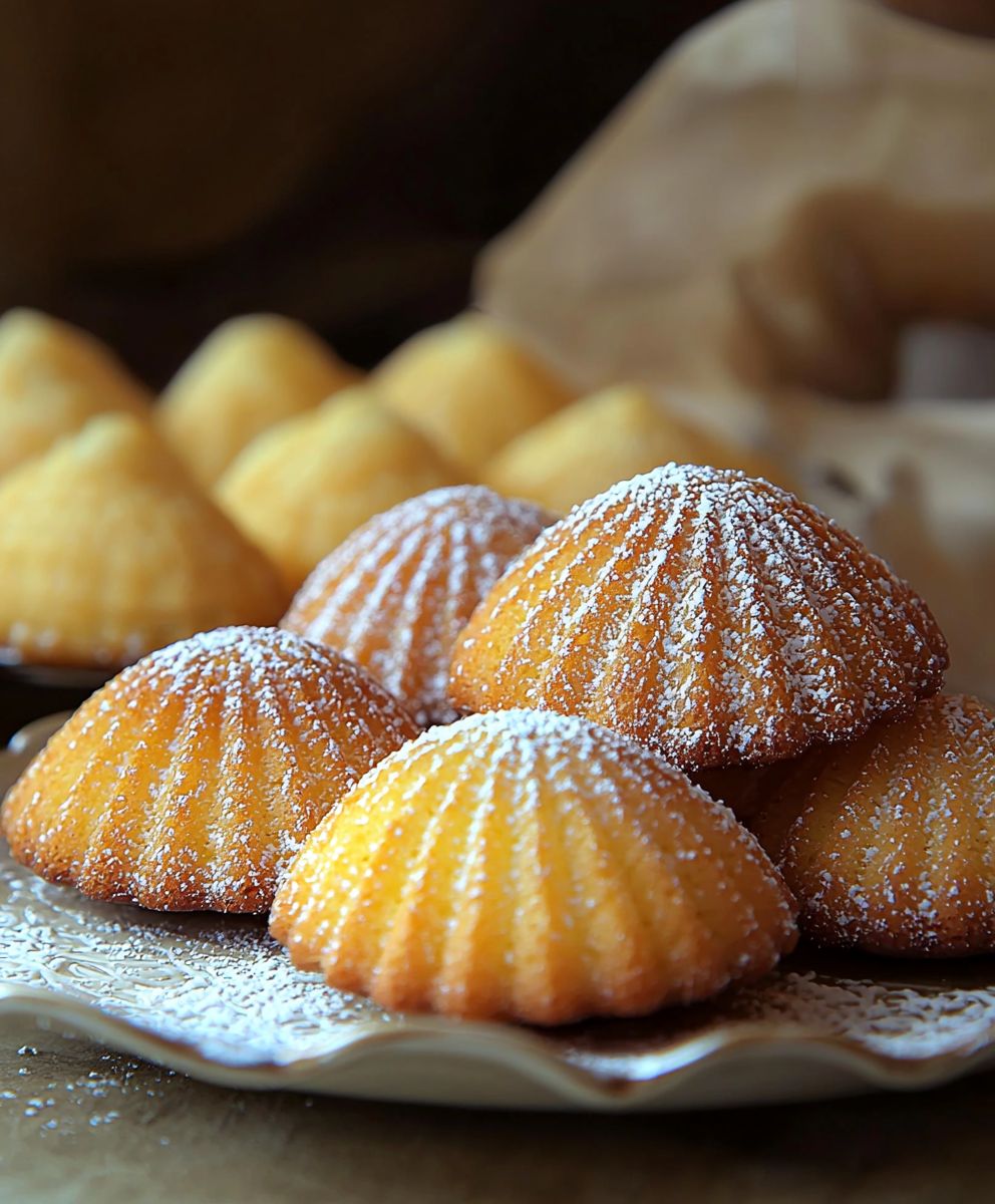 Madeleines en forme de lettre