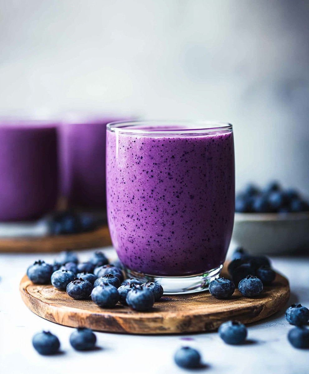 Smoothie myrtilles facile