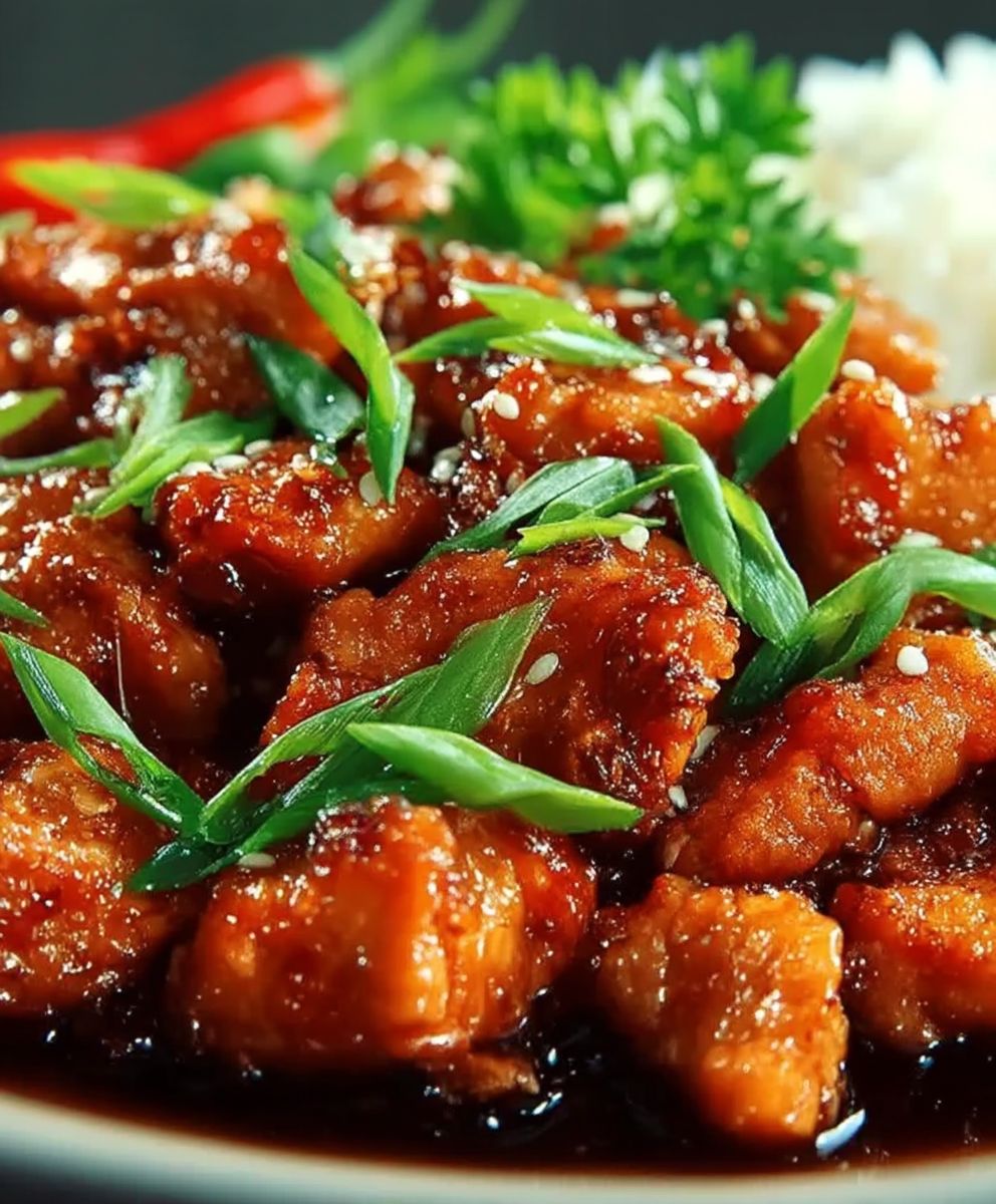 Poulet dragon épicé