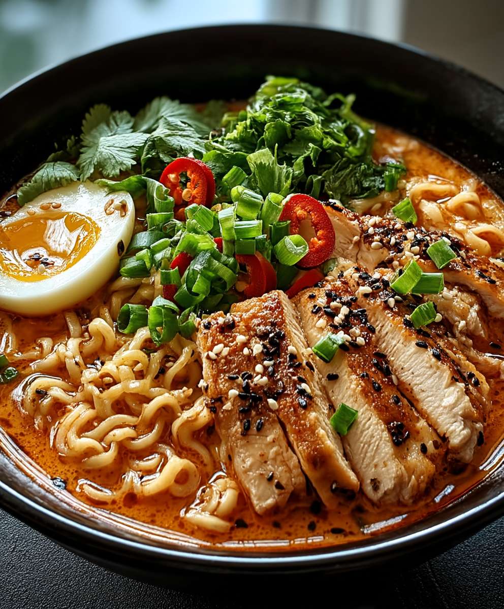 Ramen au poulet marry me