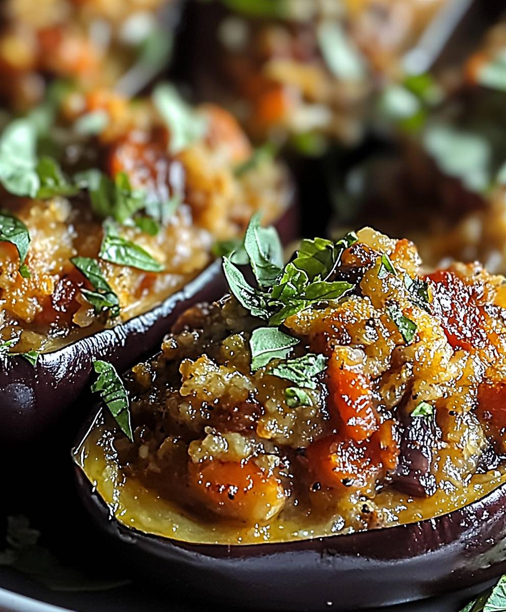 Aubergines farcies