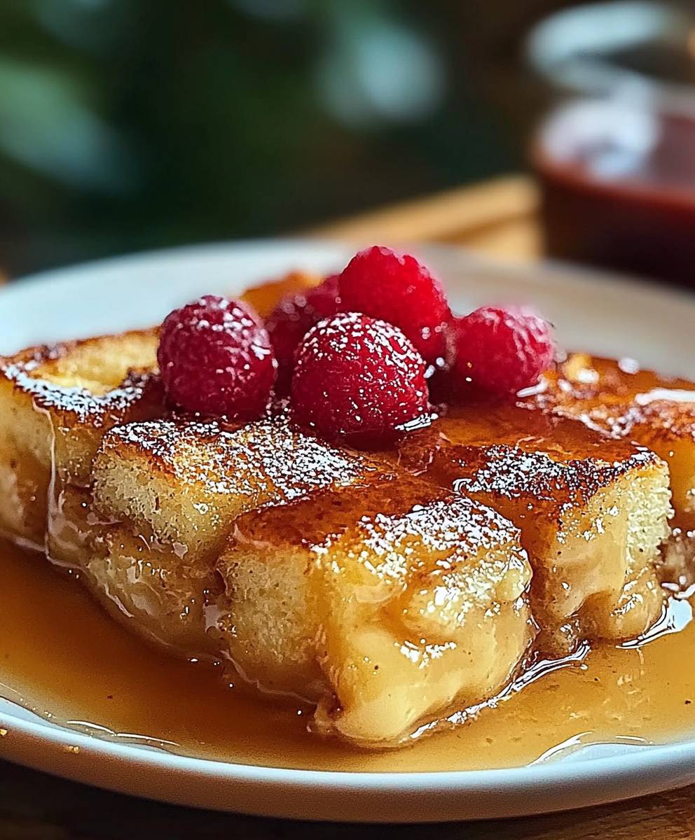 Pain perdu casserole