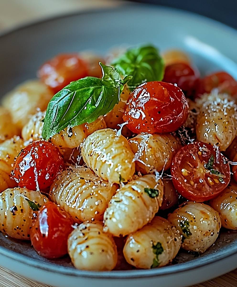 Gnocchis tomates parmesan