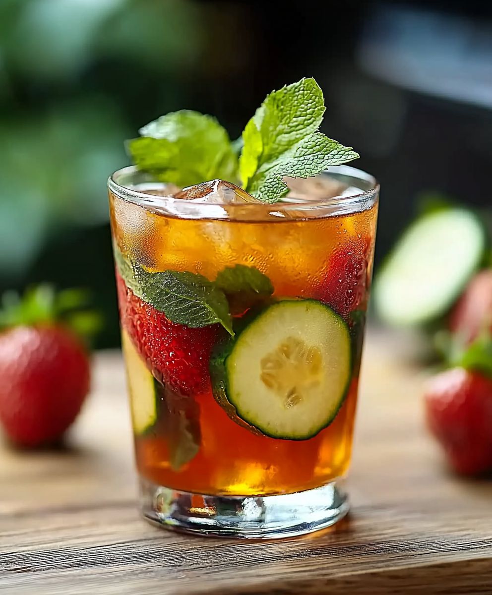 Cocktail Pimm's maison