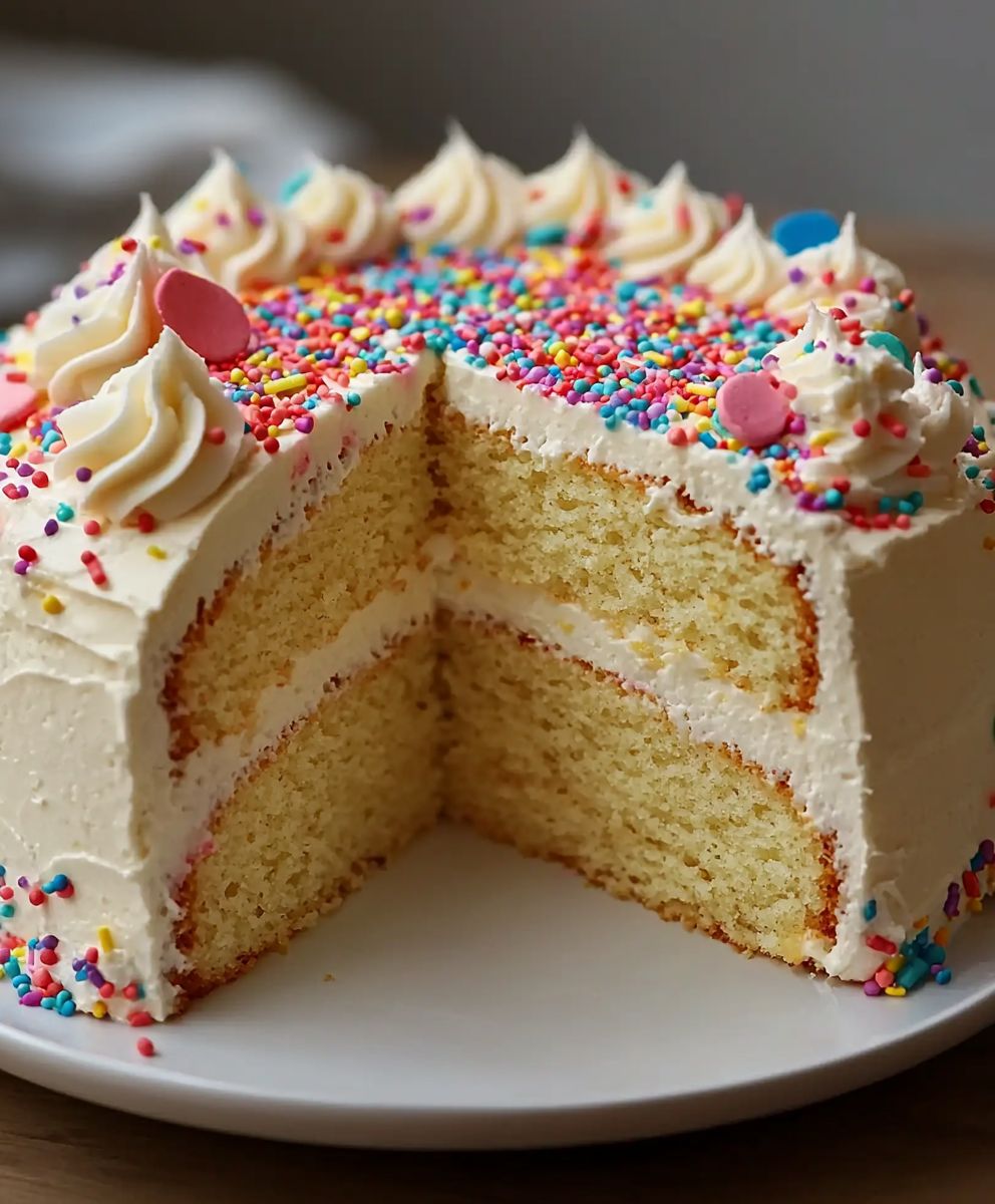 Gateau Funfetti anniversaire