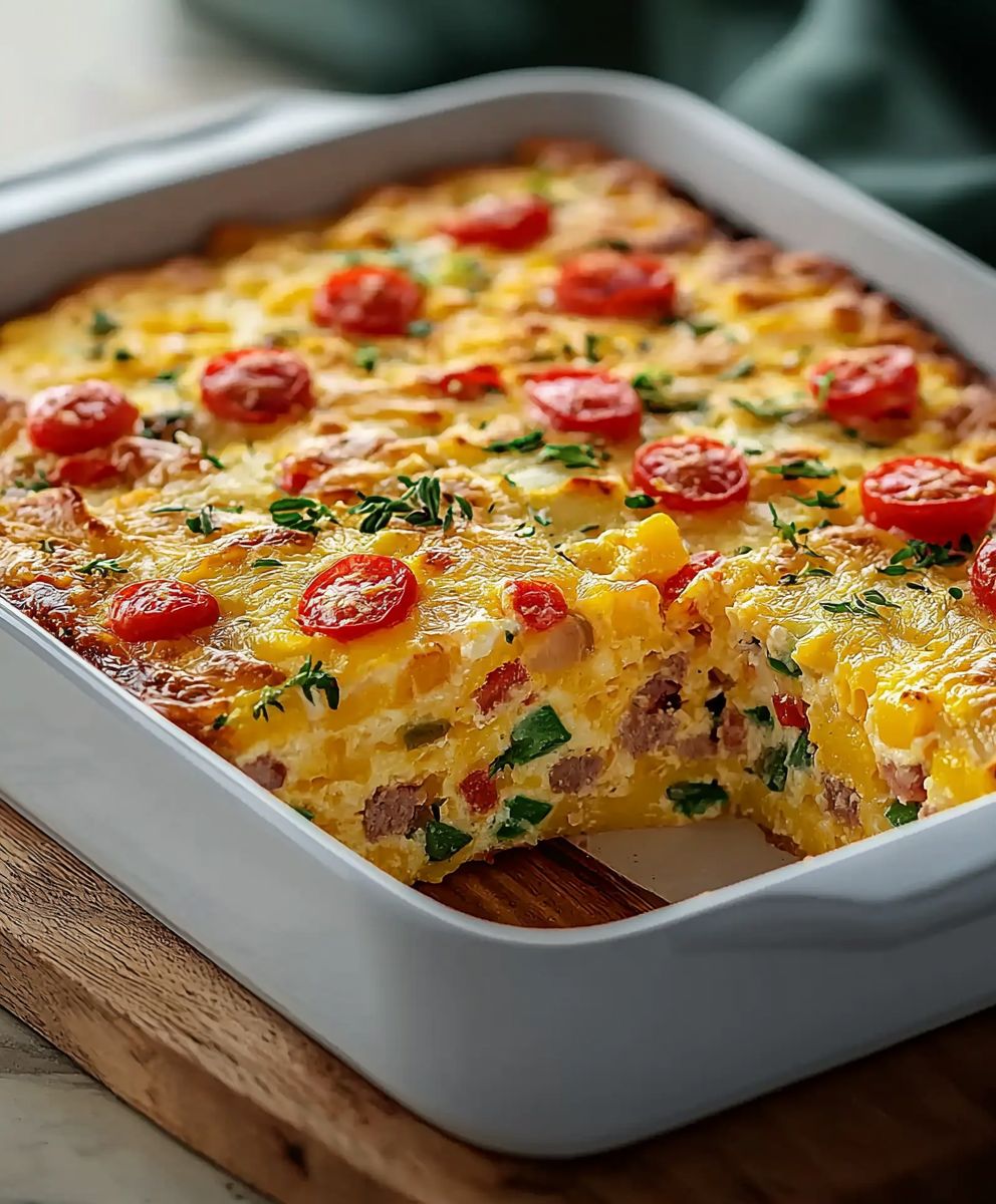 Casserole petit dejeuner