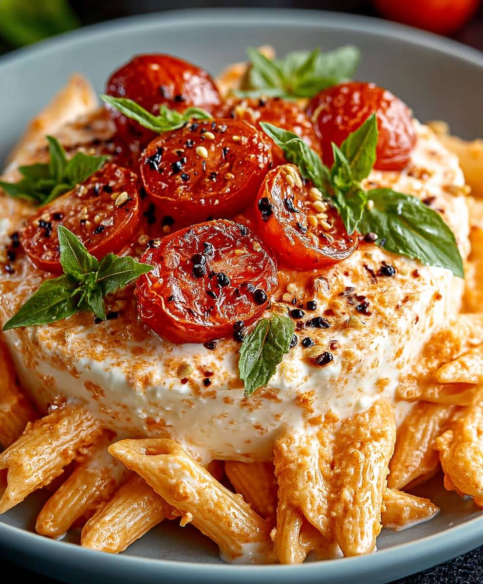 Pâtes crémeuses tomate ricotta