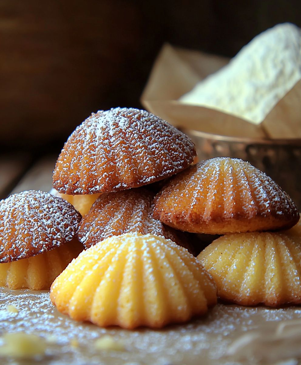 Madeleines en forme de lettre