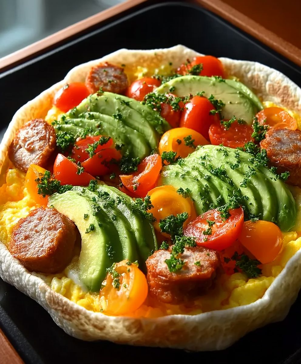 Wraps petit déjeuner faible glucides