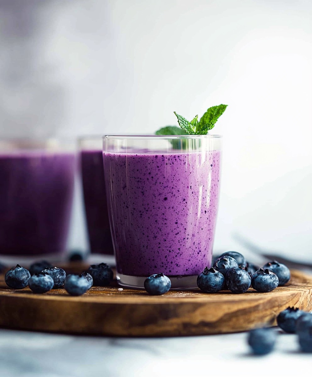 Smoothie myrtilles facile