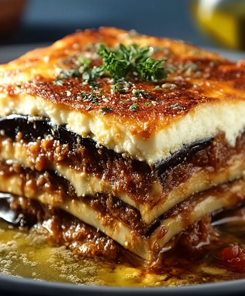 Moussaka grecque aubergines classique
