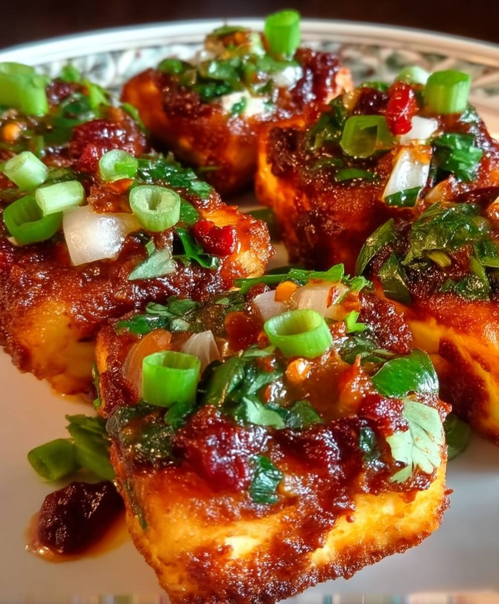 Paneer Schezwan bouchées